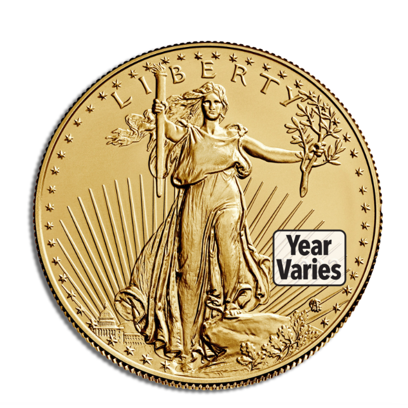 1 oz Gold Eagle - BU (Year Varies)