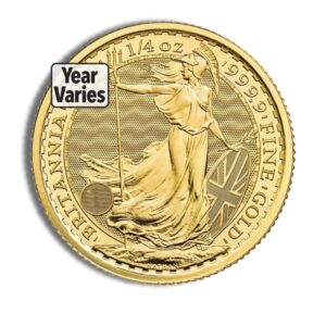 1/4 oz Gold Britannia (Year Varies)